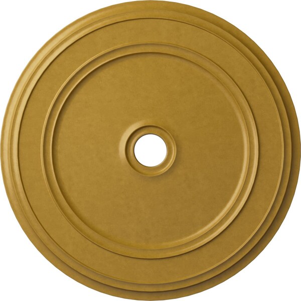 Ekena Millwork Classic Ceiling Medallion (Fits Canopies up to 5 1/2"), 41 1/8"OD x 4"ID x 2 1/8"P, Iridescent Gold CM41CLIGS - main